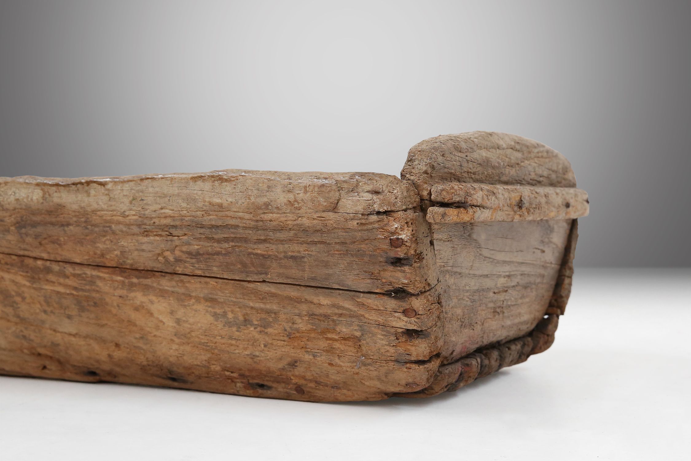 Antique Rustic Wooden Trough, France, 19th Centurythumbnail